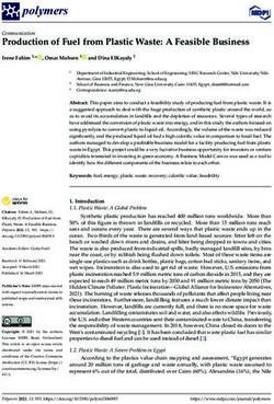 Production of Fuel from Plastic Waste: A Feasible Business - MDPI