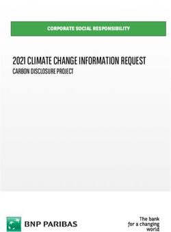 2021 CLIMATE CHANGE INFORMATION REQUEST - CARBON DISCLOSURE PROJECT CORPORATE SOCIAL RESPONSIBILITY - BNP ...