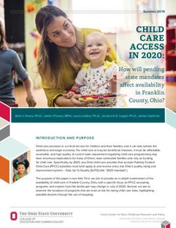 CHILD CARE ACCESS IN 2020: How will pending state mandates affect availability in Franklin County, Ohio? - The ...