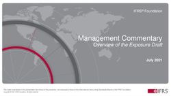 Management Commentary - Overview Of The Exposure Draft - IFRS Foundation