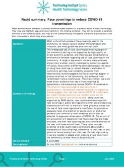 Rapid summary: Face coverings to reduce COVID-19 transmission - Health ...