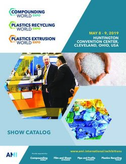 SHow Catalog www.ami.international/exhibitions - May 8 - 9, 2019 Huntington Convention Center, Cleveland, oHio, uSa - Plastics Recycling World Expo