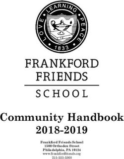 Community Handbook 2018-2019 - Frankford Friends School