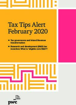 Tax Tips Alert February 2020 - Tax governance and Inland Revenue transformation Research and development (R&D) tax incentive: What is ...