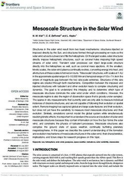 Mesoscale Structure in the Solar Wind - Frontiers