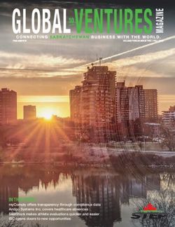 GLOBAL VENTURES - Saskatchewan Trade and Export Partnership