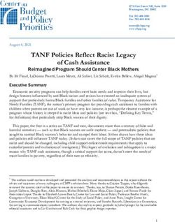 TANF Policies Reflect Racist Legacy Of Cash Assistance