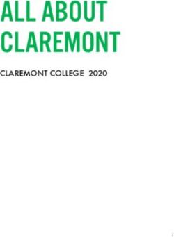 ALL ABOUT CLAREMONT CLAREMONT COLLEGE 2020