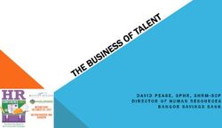 DAVID PEASE, SPHR, SHRM-SCP DIRECTOR OF HUMAN RESOURCES BANGOR SAVINGS BANK