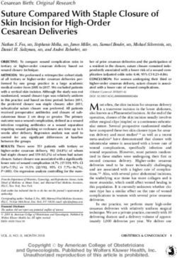 Suture Compared With Staple Closure of Skin Incision for High-Order Cesarean Deliveries