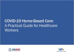 A Practical Guide for Healthcare Workers - COVID-19 Home-Based Care