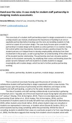 Hand over the reins: A case study for student-staff partnership in designing module assessments