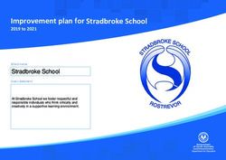 Improvement plan for 2019 to 2021 - Click to upload school logo - Stradbroke ...