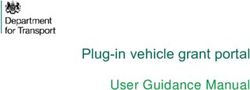Plug-in vehicle grant portal User Guidance Manual - Gov.uk