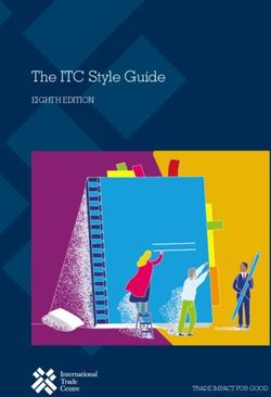 The ITC Style Guide EIGHTH EDITION - TRADE IMPACT FOR GOOD