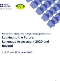 Looking to the Future: Language Assessment 2020 and Beyond - 1, 8, 15 and 22 October 2020