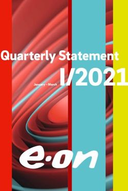 Quarterly Statement January - March I/2021