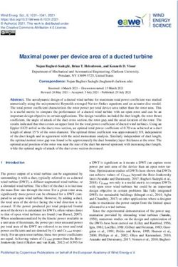 Maximal power per device area of a ducted turbine - WES