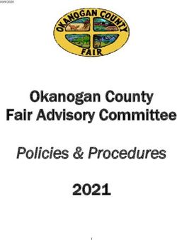 Okanogan County Fair Advisory Committee - Policies & Procedures 2021