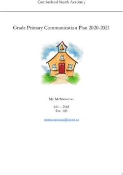 GRADE PRIMARY COMMUNICATION PLAN 2020-2021 - CUMBERLAND NORTH ACADEMY - MS. MCMANAMAN - CUMBERLAND NORTH ...