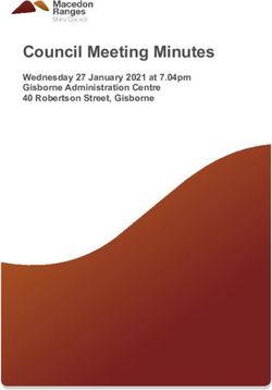 Council Meeting Minutes - Wednesday 27 January 2021 at 7.04pm Gisborne Administration Centre 40 Robertson Street, Gisborne - Macedon Ranges Shire ...