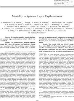 Mortality in Systemic Lupus Erythematosus