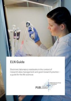 ELN Guide Electronic laboratory notebooks in the context of research data management and good research practice - a guide for the life sciences ...