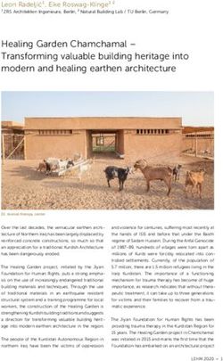 Healing Garden Chamchamal - Transforming valuable building heritage into modern and healing earthen architecture