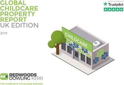 GLOBAL CHILDCARE PROPERTY REPORT UK EDITION 2019 - THE COMPLETE CHILDCARE BROKER