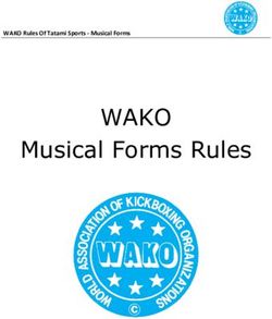 WAKO Musical Forms Rules - WAKO Rules Of Tatami Sports - Musical Forms