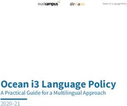 Ocean i3 Language Policy - A Practical Guide for a Multilingual Approach 2020-21
