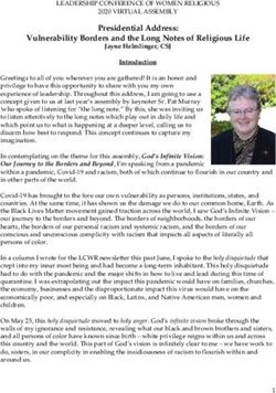 Presidential Address: Vulnerability Borders and the Long Notes of Religious Life - LCWR