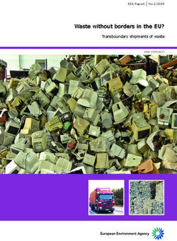 Waste without borders in the EU? - Transboundary shipments of waste EEA Report No 1/2009
