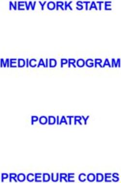 NEW YORK STATE MEDICAID PROGRAM PODIATRY PROCEDURE CODES - eMedNY