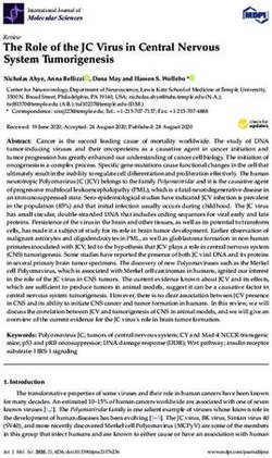 The Role of the JC Virus in Central Nervous System Tumorigenesis - MDPI