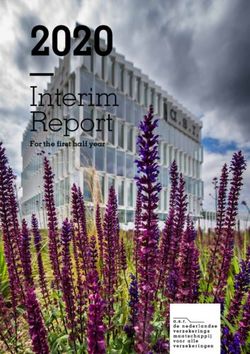 2020 Interim Report For the first half year - asr
