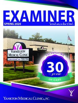 EXAMINER SPRING 2020 - Yankton Medical Clinic