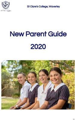 New Parent Guide 2020 - St Clare's College, Waverley - St Clare's College Waverley