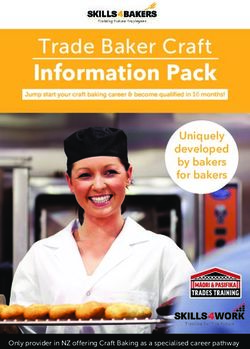 Information Pack Trade Baker Craft - Uniquely developed by bakers for ...