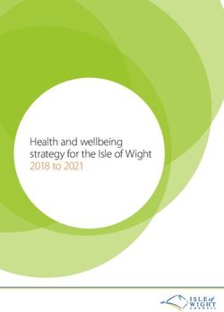 Health and wellbeing strategy for the Isle of Wight 2018 to 2021 - Isle of Wight Council