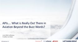 APIs . What is Really Out There in Aviation Beyond the Buzz Words? - June 2018, Lufthansa Frankfurt am Main - IATA