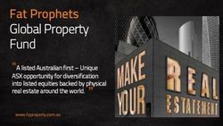 Fat Prophets Global Property Fund - "A listed Australian first - Unique ASX opportunity for diversification into listed equities backed by ...