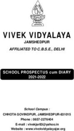 VIVEK VIDYALAYA JAMSHEDPUR - AFFILIATED TO C.B.S.E., DELHI