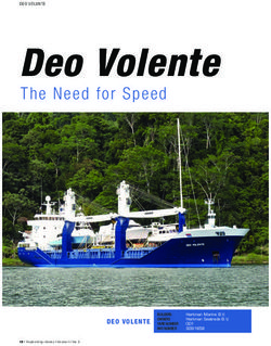 Deo Volente The Need for Speed - Deo volente
