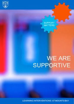 WE ARE SUPPORTIVE SUPPORT MATTERS - LEARNING INTERVENTIONS AT MOUNTS BAY - Mounts Bay Academy
