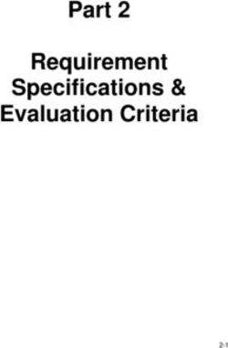 Requirement Specifications & Evaluation Criteria - Football Association of Singapore