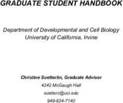 GRADUATE STUDENT HANDBOOK - Department of Developmental and Cell Biology University of California, Irvine - Developmental and ...