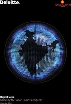 Digital India Unlocking the Trillion Dollar Opportunity November 2016 - Deloitte