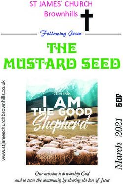 MUSTARD SEED The ST JAMES' CHURCH - Brownhills Following Jesus - St James Brownhills