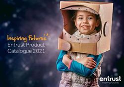 Entrust Product Catalogue 2021 - Inspiring Futures